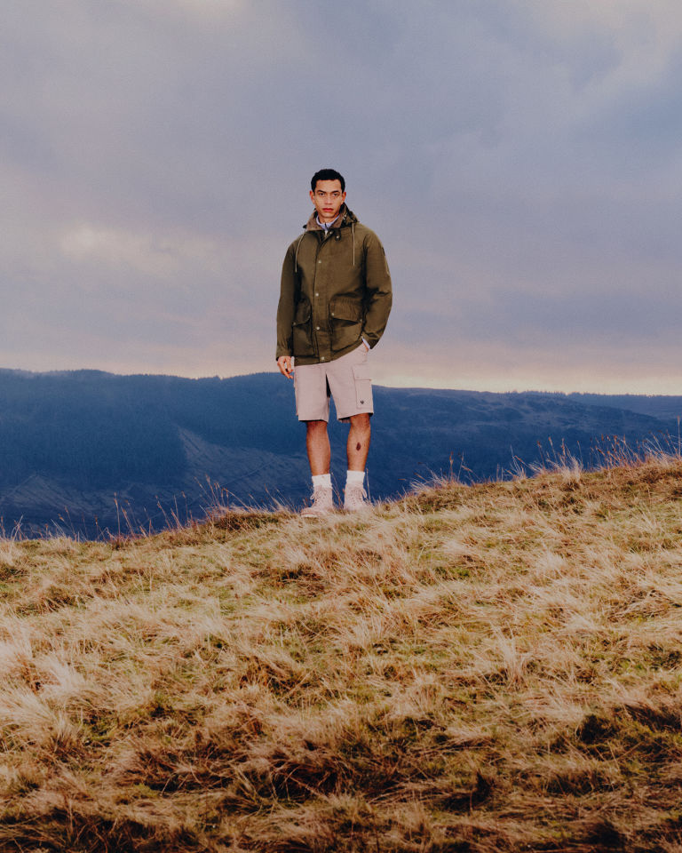 Incline Parka in Faded Olive.
